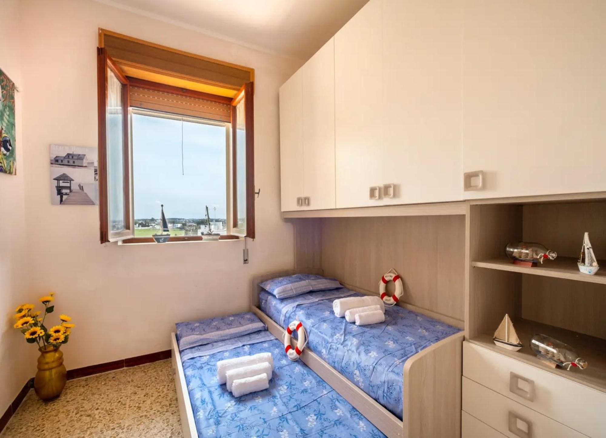 The Blue Panoramic Penthouse Villa Porto Cesareo Bagian luar foto