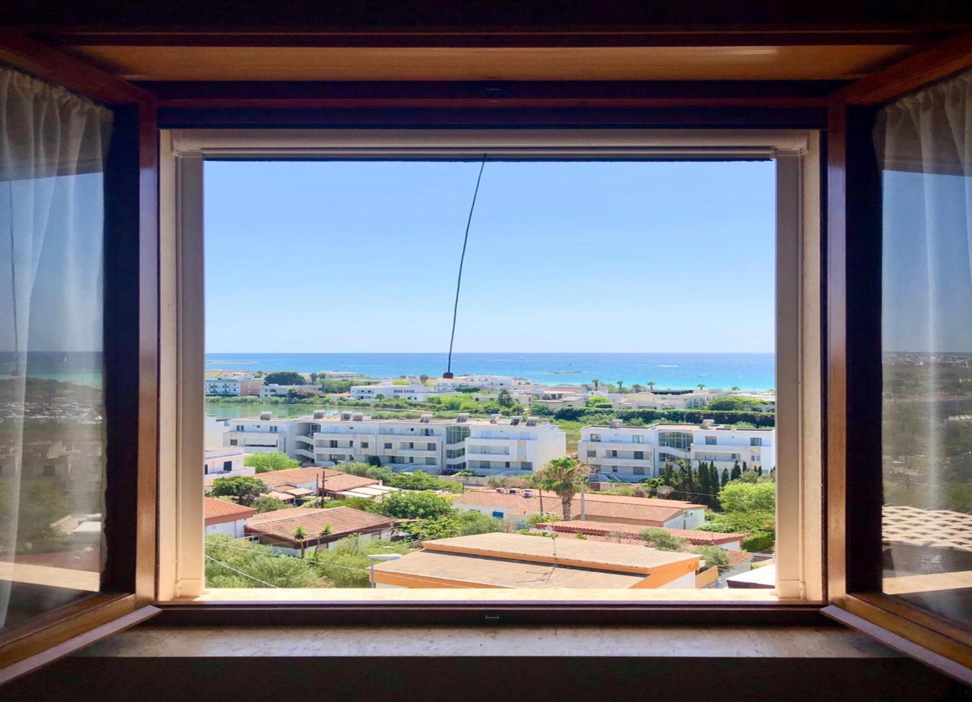The Blue Panoramic Penthouse Villa Porto Cesareo Bagian luar foto