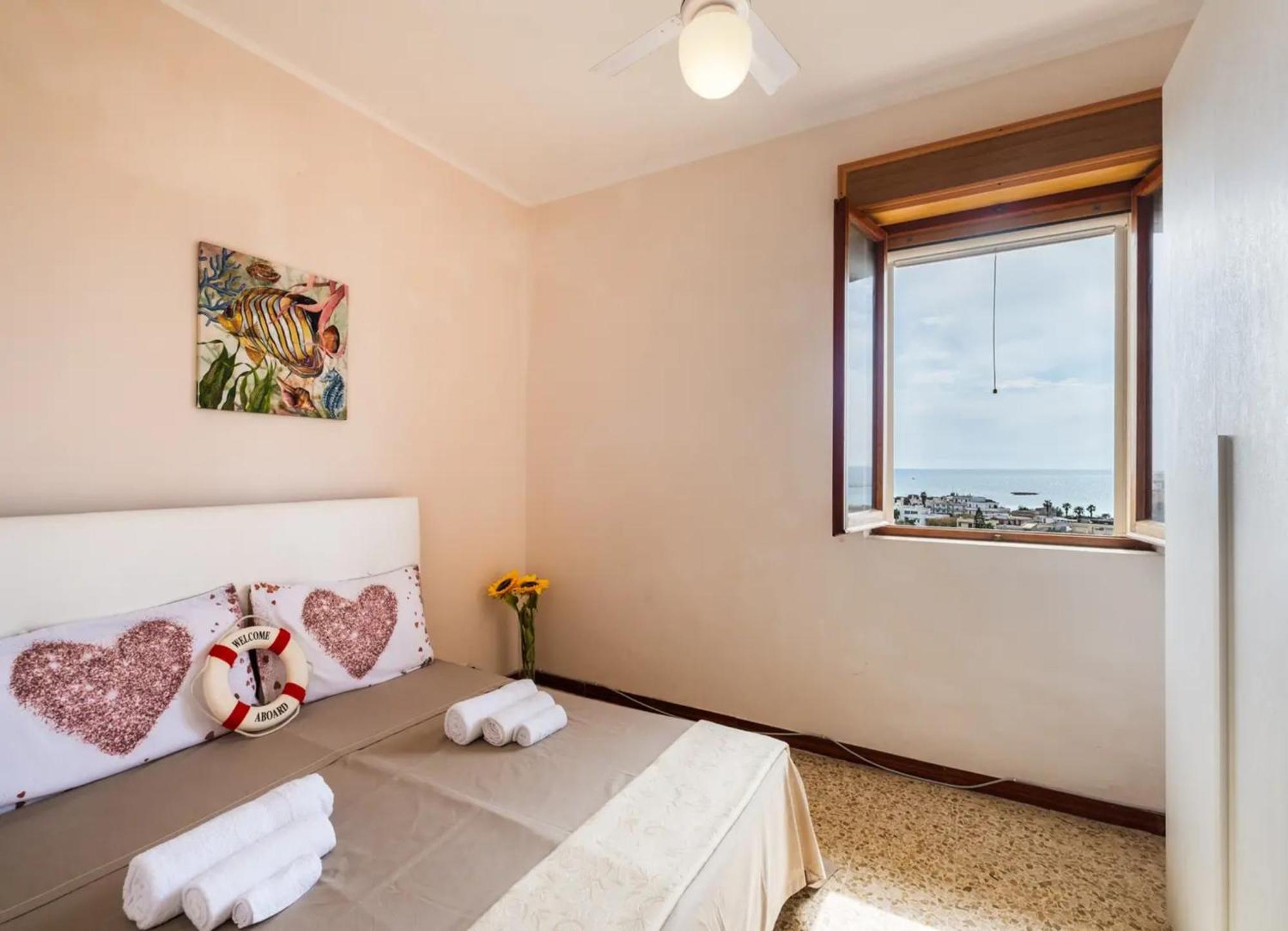 The Blue Panoramic Penthouse Villa Porto Cesareo Bagian luar foto