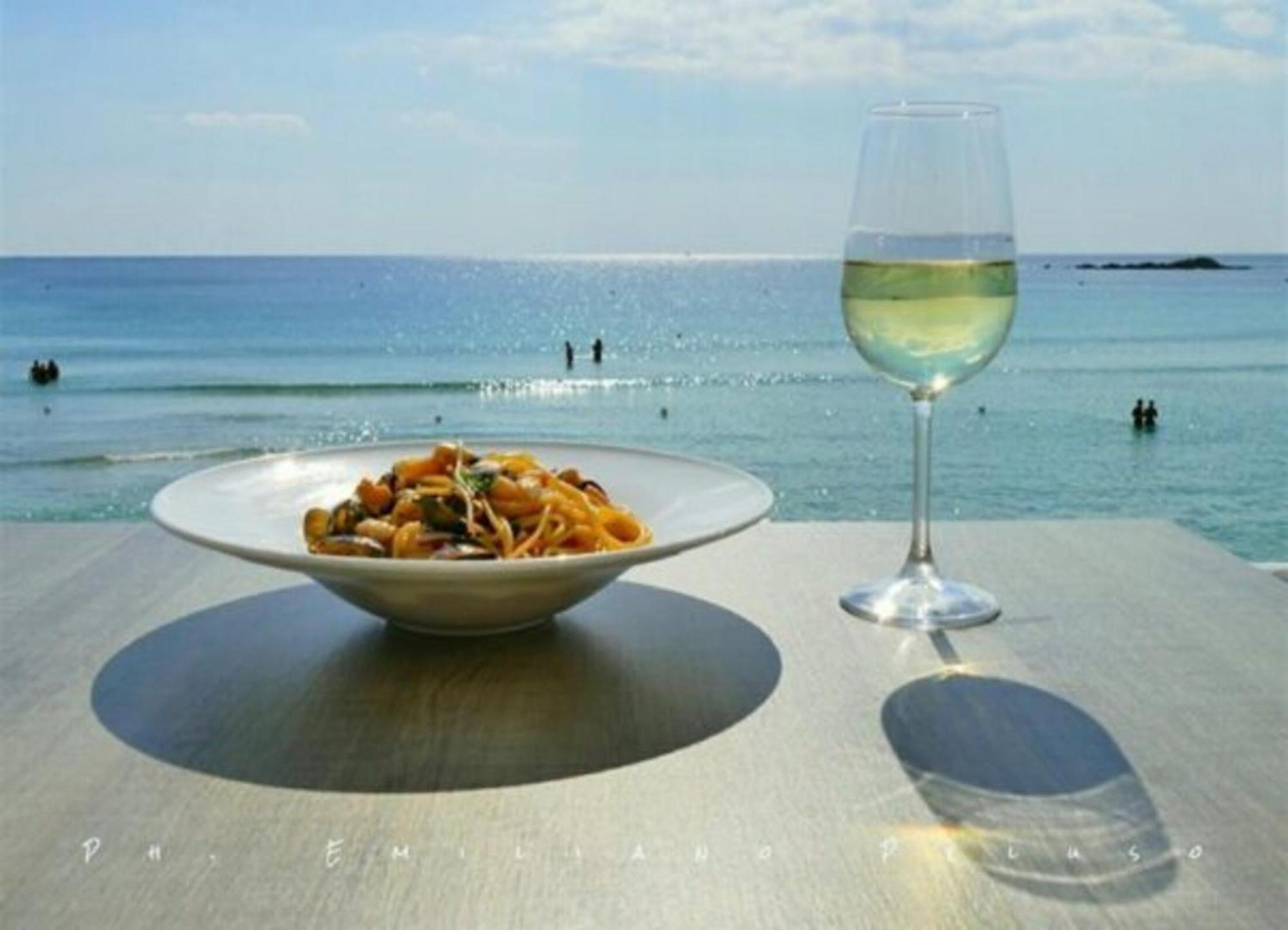 The Blue Panoramic Penthouse Villa Porto Cesareo Bagian luar foto