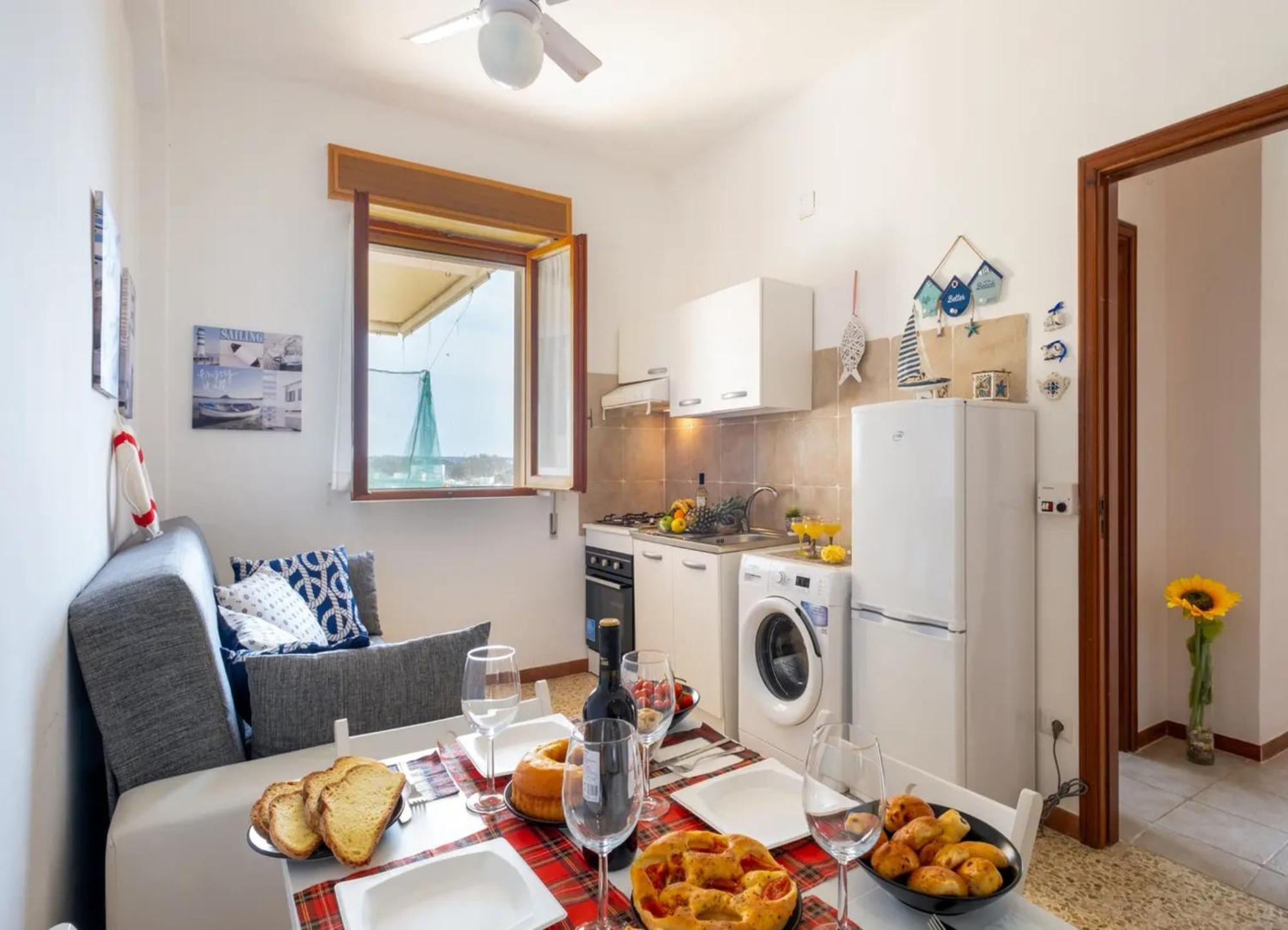 The Blue Panoramic Penthouse Villa Porto Cesareo Bagian luar foto