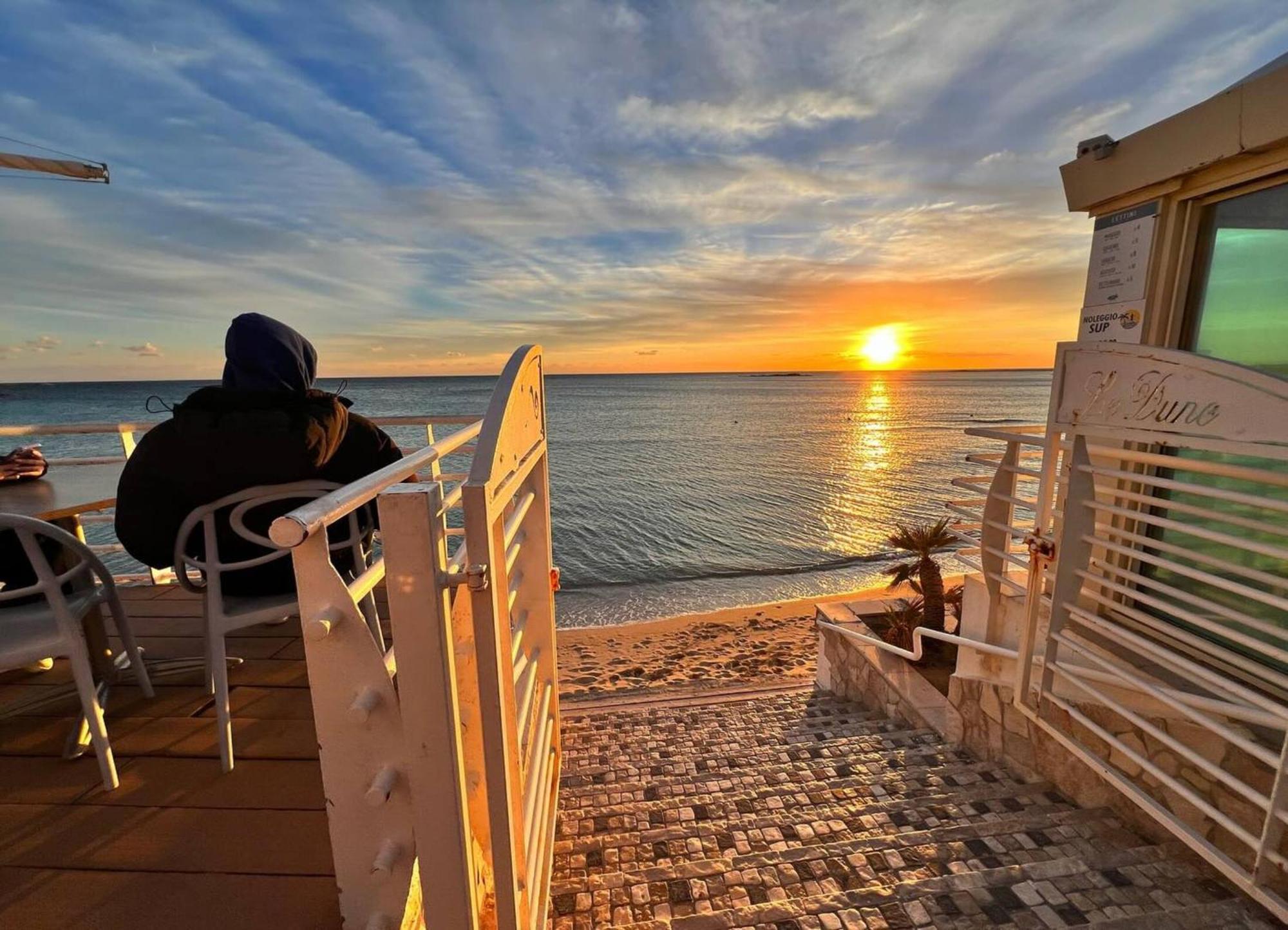 The Blue Panoramic Penthouse Villa Porto Cesareo Bagian luar foto